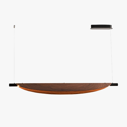 Lustre japonais rétro à motifs feuilles pour salle à manger — LZ4X9T2