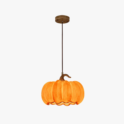 Lustre LED style japonais rétro Wabi Sabi en forme de citrouille pour restaurant — LZ4X9P