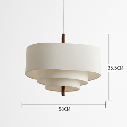 Lustre suspension japonais style rétro pour salon et restaurant — LZ4X9P2