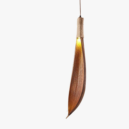 Lustre japonais Wabi-Sabi style rétro feuille naturelle pour commerces — LZ4X9P
