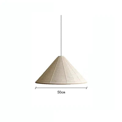 Lustre suspension japonais en papier de riz avec LED — LZ4X9P