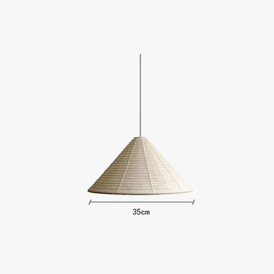 Lustre suspension japonais en papier de riz avec LED — LZ4X9P