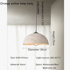 Jaune orangé / Lumière naturelle