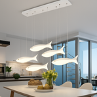 1 poisson 38x8CM / Blanc chaud