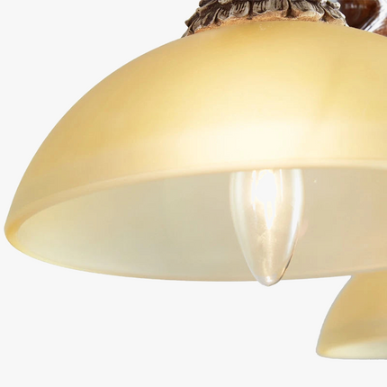 Lustre LED antique en résine style nordique pour restaurant et bar — LZ4Q7X9