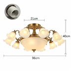 13 lampes - Bronze