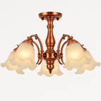 5 lampes - Rouge