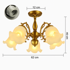 5 lampes - Doré