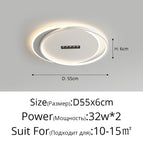 Luminosité variable / ANoir Rond 50cm