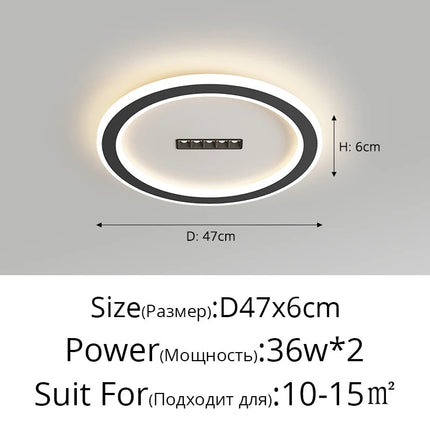 lustre led avec projecteur pour éclairage intérieur