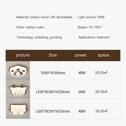 Lustre LED créatif en forme d’animaux chat pour enfants — LZ4P9XQ