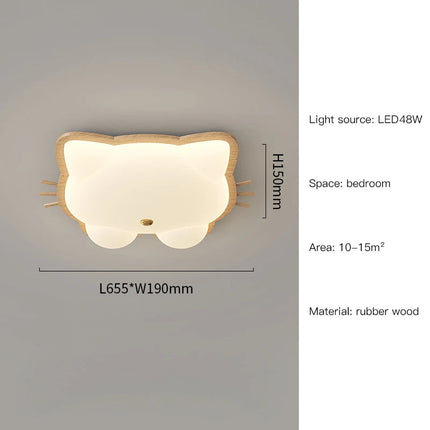 Lustre LED créatif en forme d’animaux chat pour enfants — LZ4P9XQ