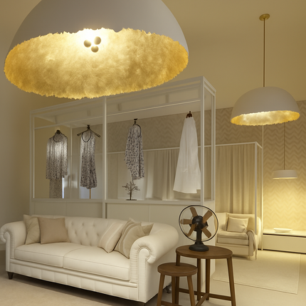 Lustre LED demi-lune design italien pour éclairage intérieur — LZ4G7T9