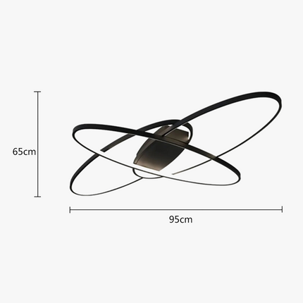 Lustre suspension LED créatif pour plafonnier — LZ4X9T