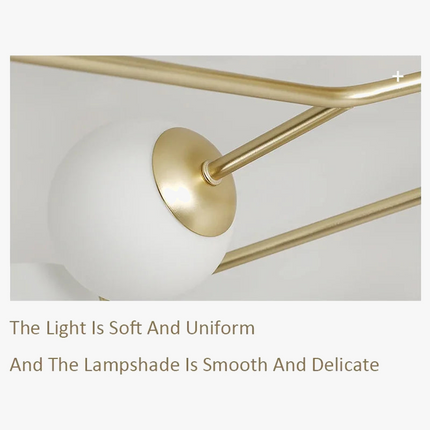 lustre led créatif pour éclairage intérieur moderne