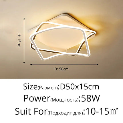 Lustre LED créatif pour éclairage intérieur moderne — LZ4XJ9