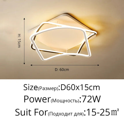 Lustre LED créatif pour éclairage intérieur moderne — LZ4XJ9
