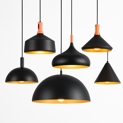 Lustre LED suspension style industriel rétro pour restaurant — LZ4X9P2