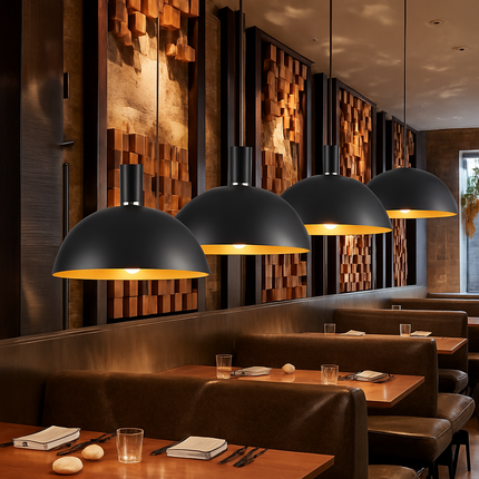 Lustre LED suspension style industriel rétro pour restaurant — LZ4X9P2