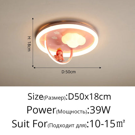 Lustre LED à trois têtes créatif pour enfants — LZ4X9T
