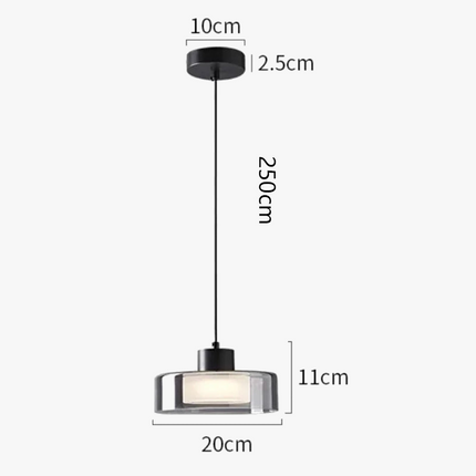 Lustre suspension LED décoratif pour éclairage intérieur moderne — LZ4P9X