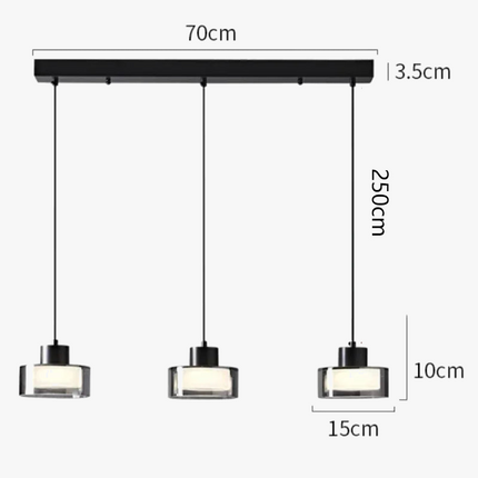 Lustre suspension LED décoratif pour éclairage intérieur moderne — LZ4P9X
