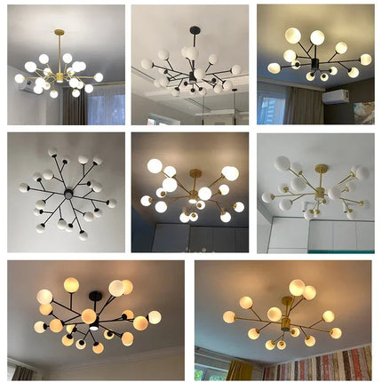 Lustre LED élégant pour éclairage intérieur moderne — LZ4X9T2