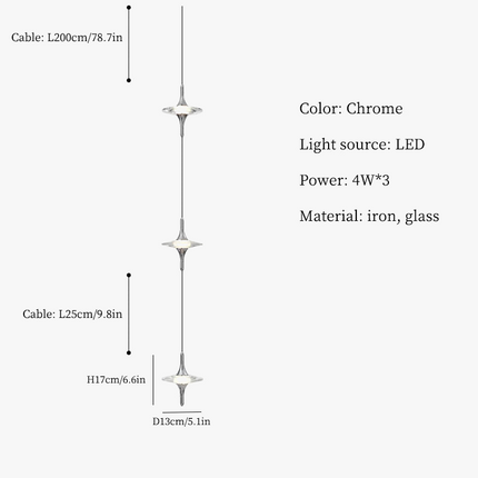 lustre à led design pour intérieur moderne élégant