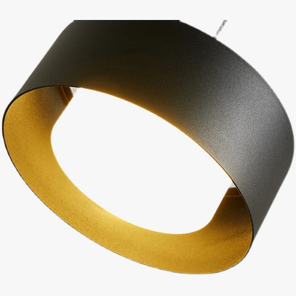 Lustre LED doré et noir avec gradateur pour cuisine et restaurant — LZ4X9P2