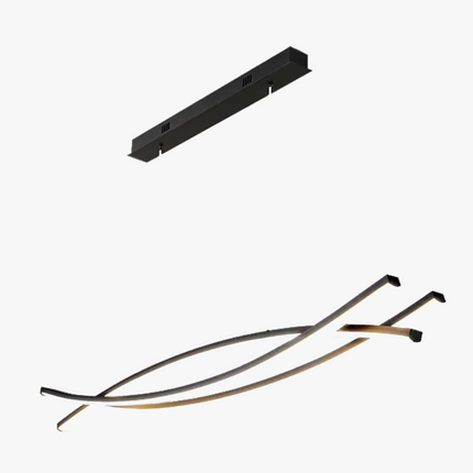 Lustre LED en aluminium moderne avec hauteur réglable — LZ4X9P2