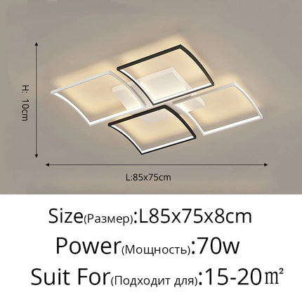 Lustre LED en aluminium pour intérieur et espaces commerciaux — LZ4Q9T1