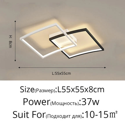 Lustre LED en aluminium pour intérieur et espaces commerciaux — LZ4Q9T1