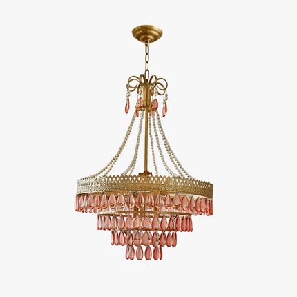 Lustre LED en cristal forme goutte d'eau pour intérieur moderne — LZ4Q7N2