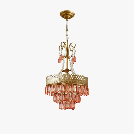 Lustre LED en cristal forme goutte d'eau pour intérieur moderne — LZ4Q7N2