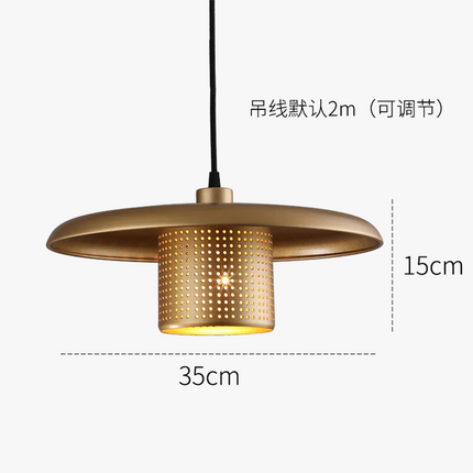 Lustre LED industriel en métal pour café et bar — LZ4X9P2Q