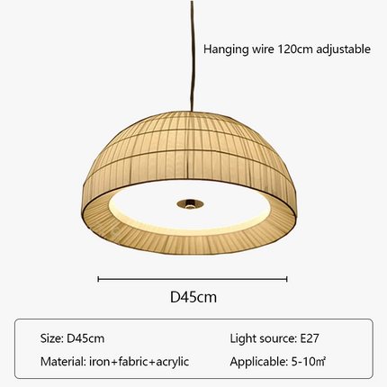 Lustre LED en tissu pour café, bar et restaurant — LZ4X9T1