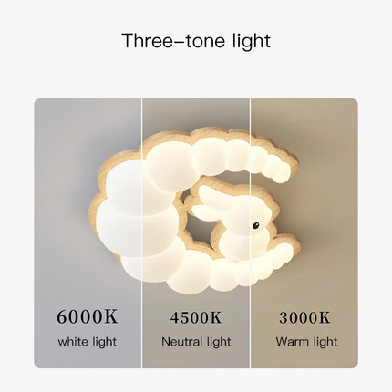 Lustre LED intelligent avec télécommande pour décoration moderne — LZ4X9P