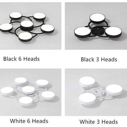 lustre à led interchangeable pour un éclairage intérieur moderne