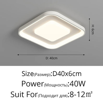 Lustre LED minimaliste moderne avec protection anti-lumière bleue — LZ4X9P2