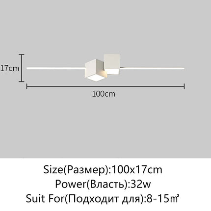 Lustre LED minimaliste pour éclairage intérieur moderne — LZ4X9P