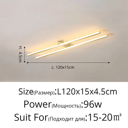 Lustre LED moderne avec télécommande et fonction gradation pour intérieur — LZ4X9P2