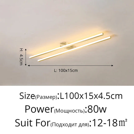 Lustre LED moderne avec télécommande et fonction gradation pour intérieur — LZ4X9P2