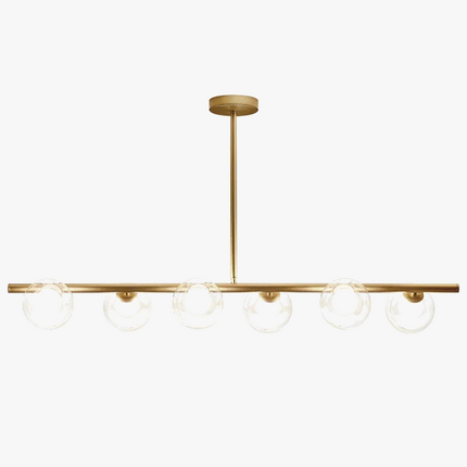 Lustre LED moderne avec billes en verre style nordique — LZ4P7XQ