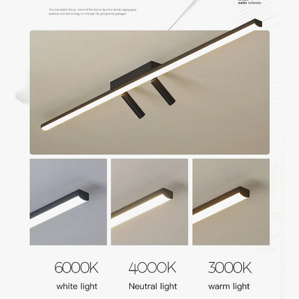 Lustre LED moderne avec spots en acrylique pour intérieur — LZ4X9T2