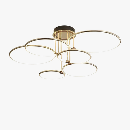 Lustre LED moderne avec variateur et télécommande pour intérieur — LZ4X9J