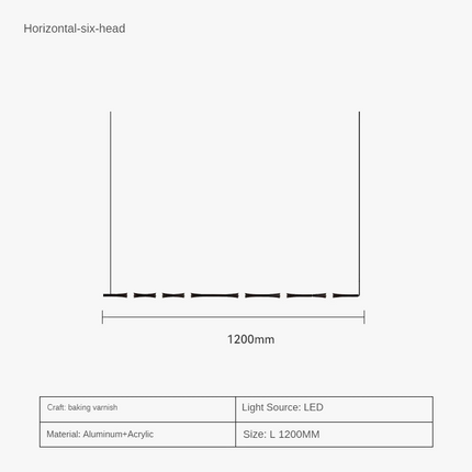 Lustre LED minimaliste au design espagnol pour intérieur élégant — LZ4X9P2