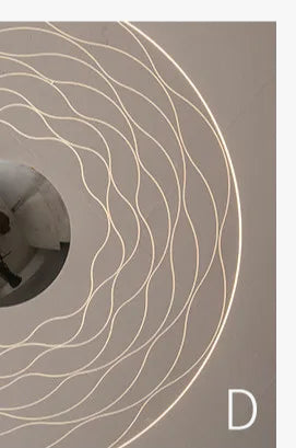 Lustre LED moderne en acrylique pour intérieur — LZ4X9T