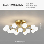 Or 12 Boules Blanches / Blanc froid