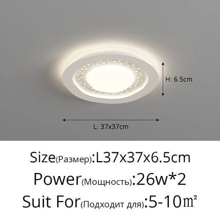 Lustre LED moderne galets style gypsophile avec protection des yeux — LZ4X9T1