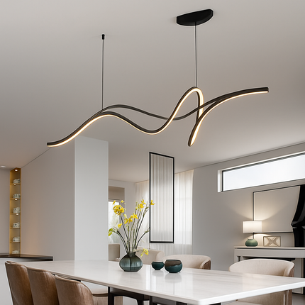 Lustre LED à intensité variable pour éclairage intérieur moderne — LZ4X9P
